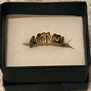 Brass "AMOUR" ring